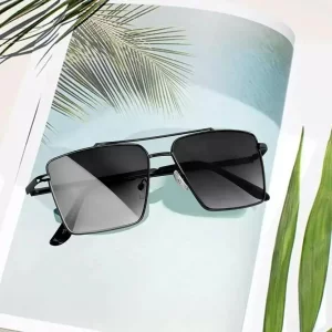 Pazar UV Protection Retro Square Sunglasses